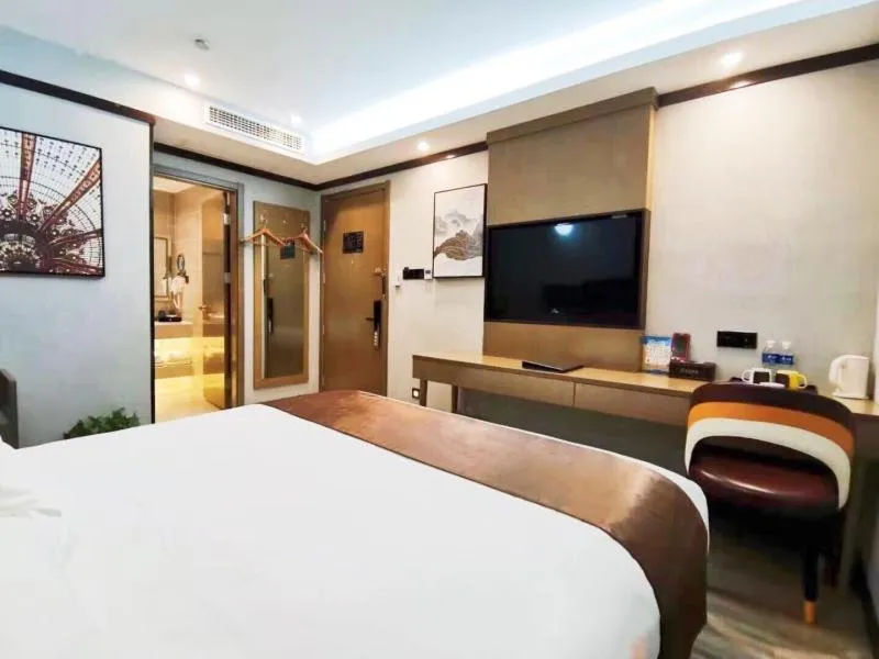Bed in Gya Taizhou Jingjiang City South Century Plaza Hotel