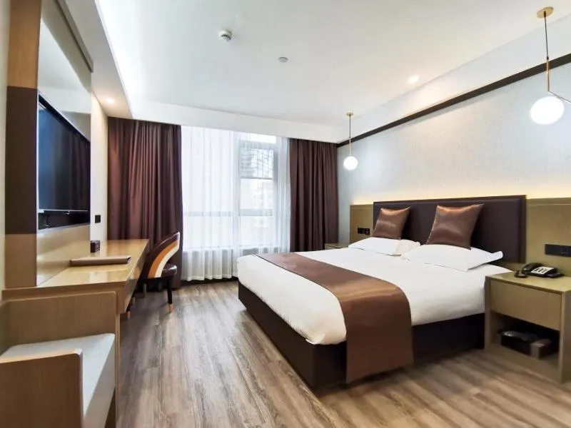 Bed in Gya Taizhou Jingjiang City South Century Plaza Hotel
