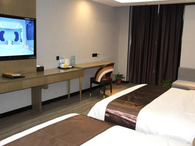 Bed in Gya Taizhou Jingjiang City South Century Plaza Hotel