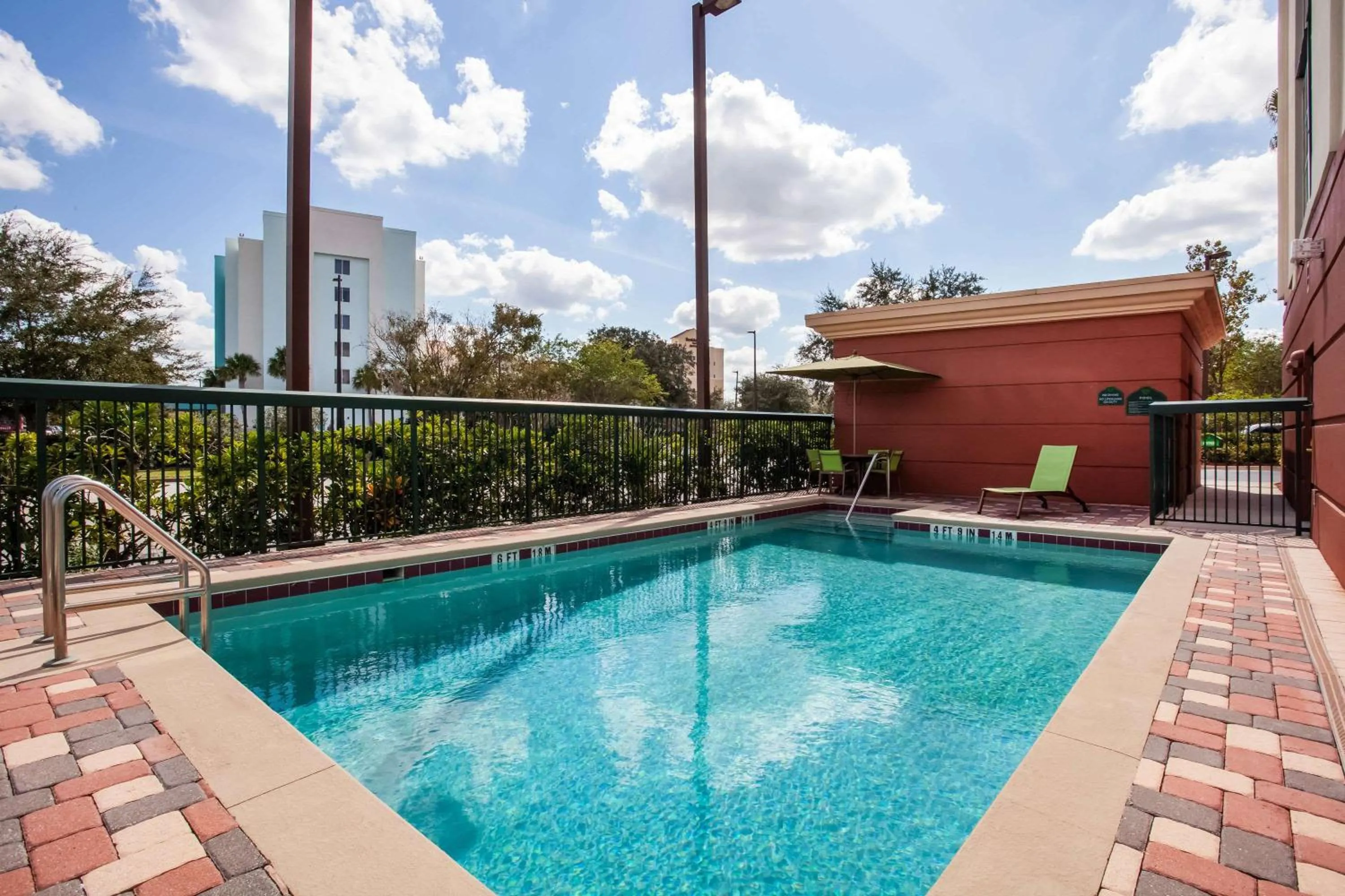 Pool view in Wingate By Wyndham - Orlando International Airport- Free Hot Breakfast