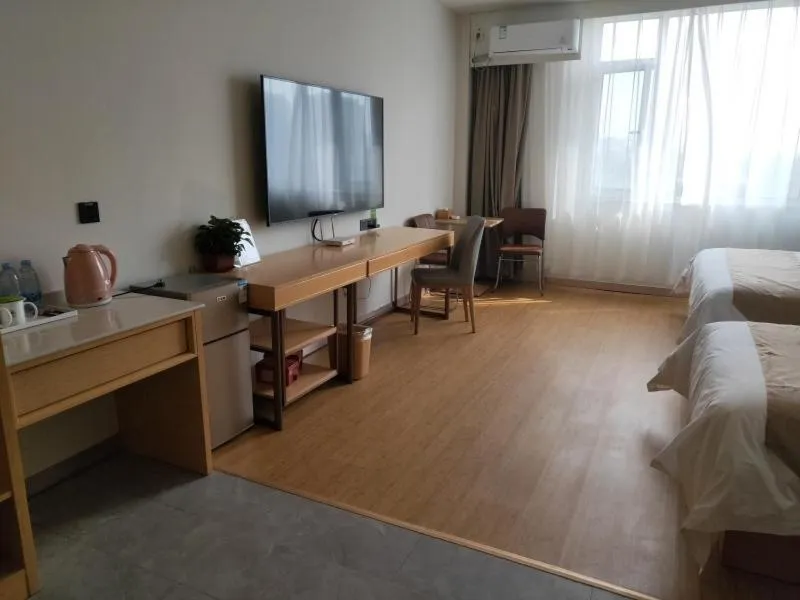 Bed in GreenTree Inn Dezhou Bus Station Train Station Express Hotel