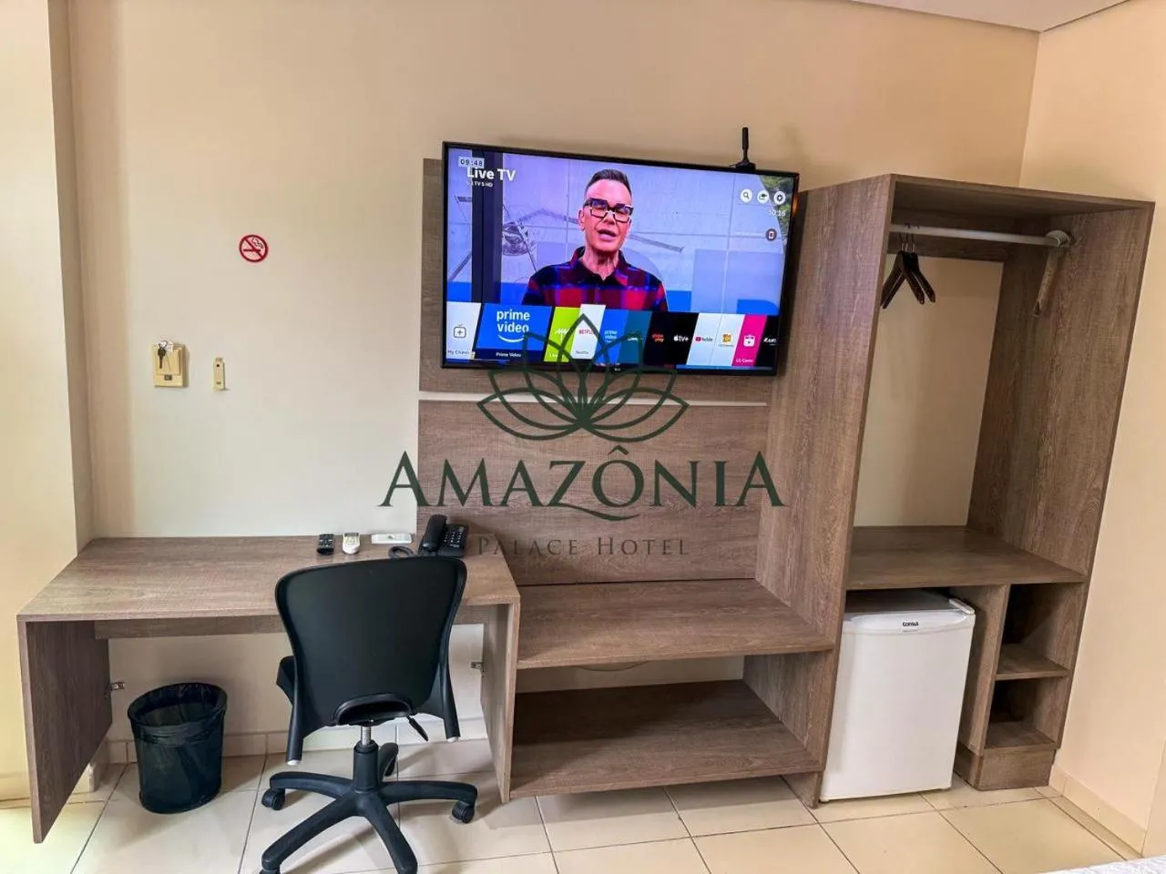 TV and multimedia in Amazônia Palace Hotel