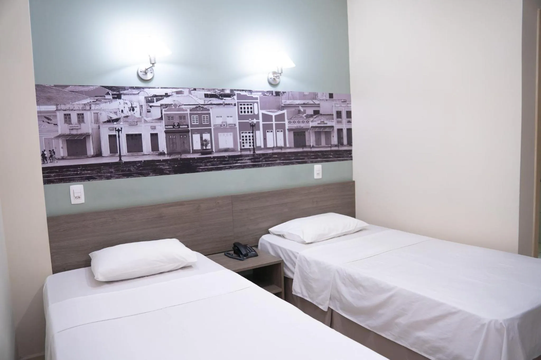 Bed in Amazônia Palace Hotel