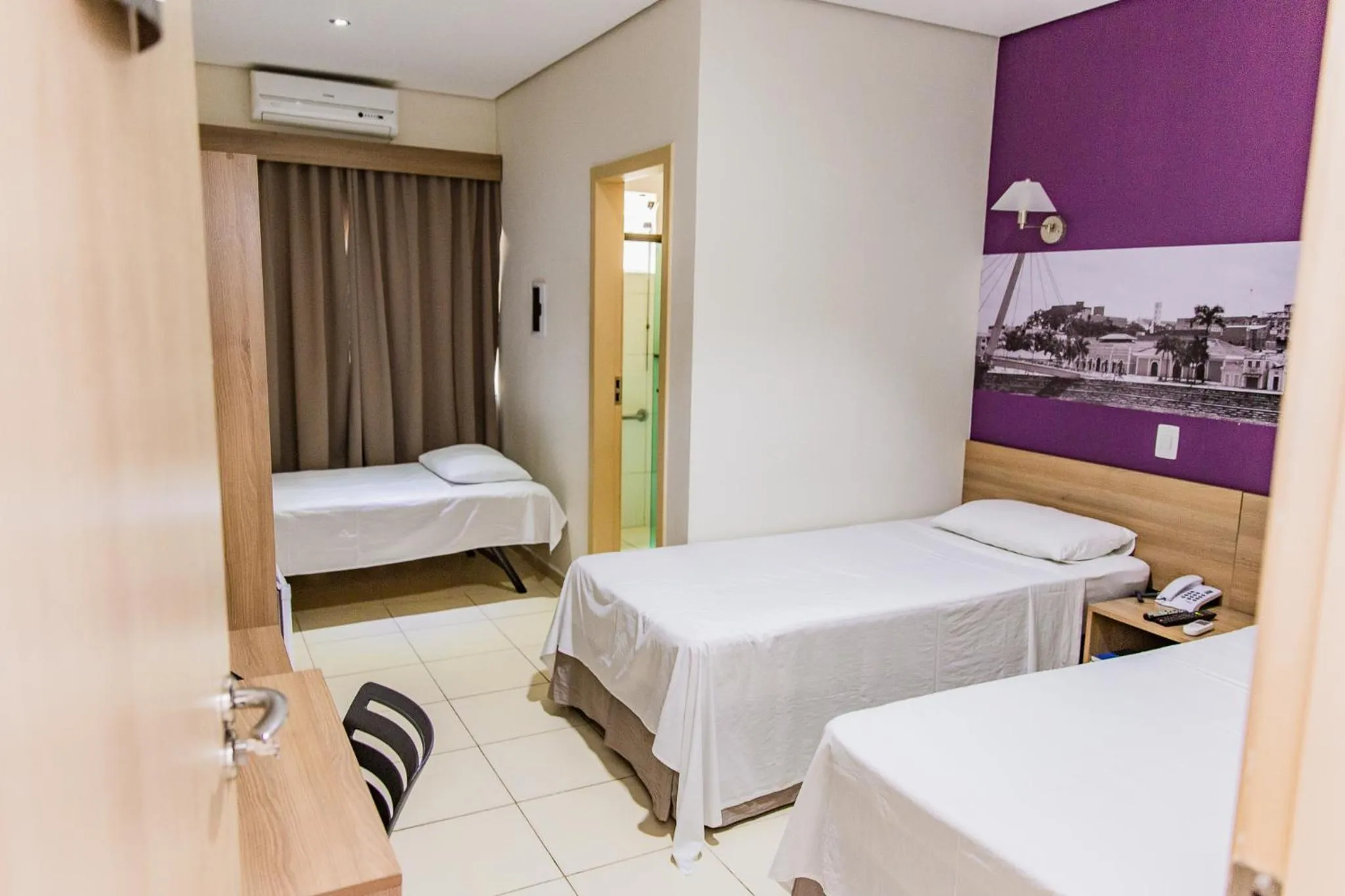 Bed in Amazônia Palace Hotel