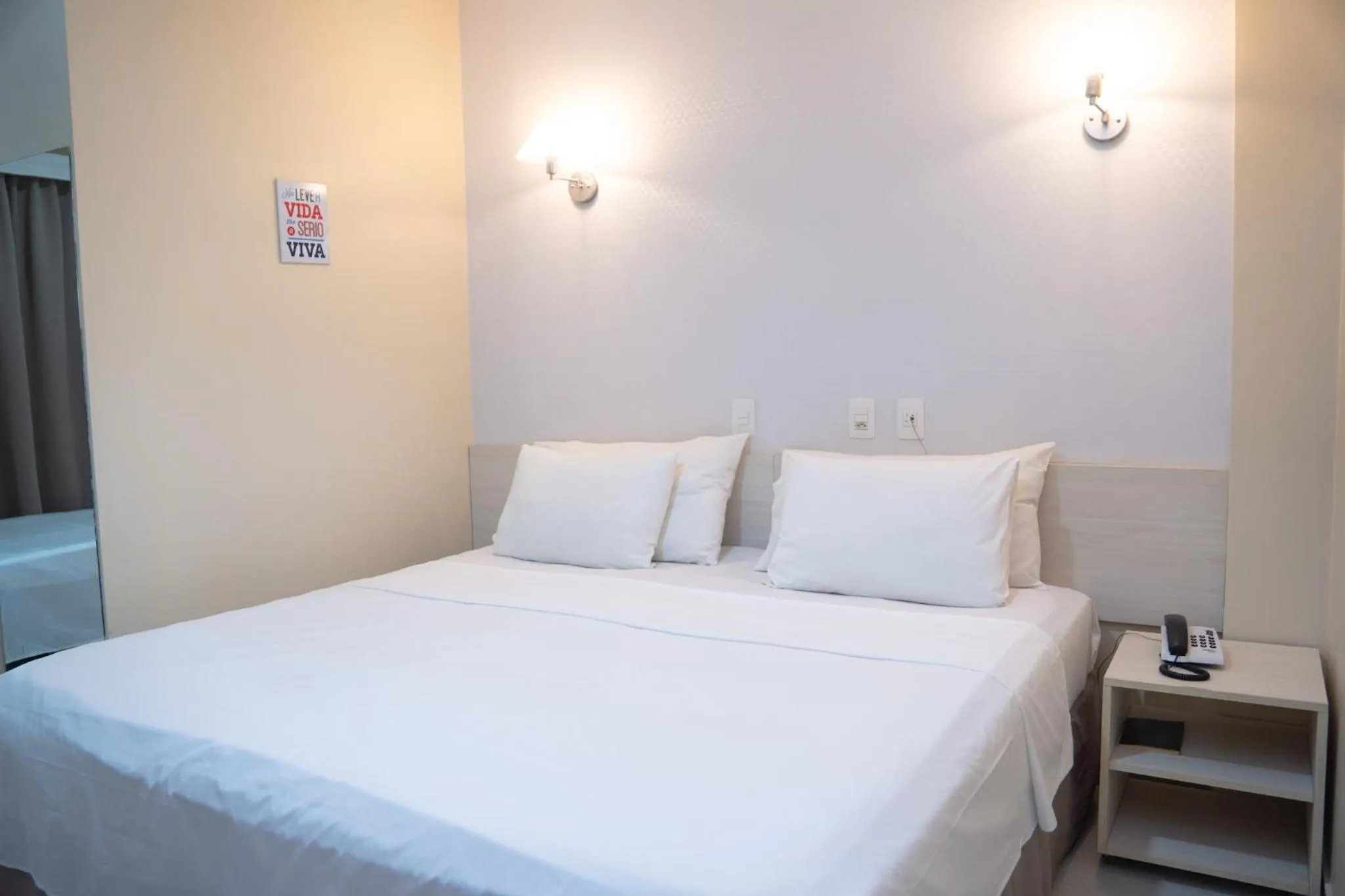 Bed in Amazônia Palace Hotel