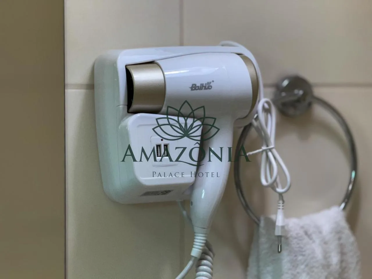 Bathroom in Amazônia Palace Hotel