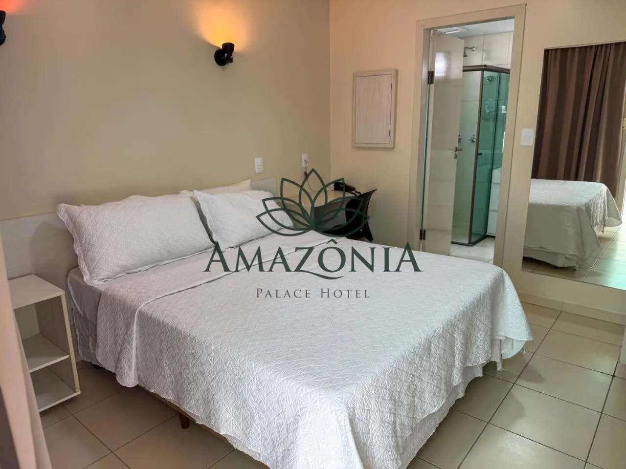 Bedroom, Bed in Amazônia Palace Hotel