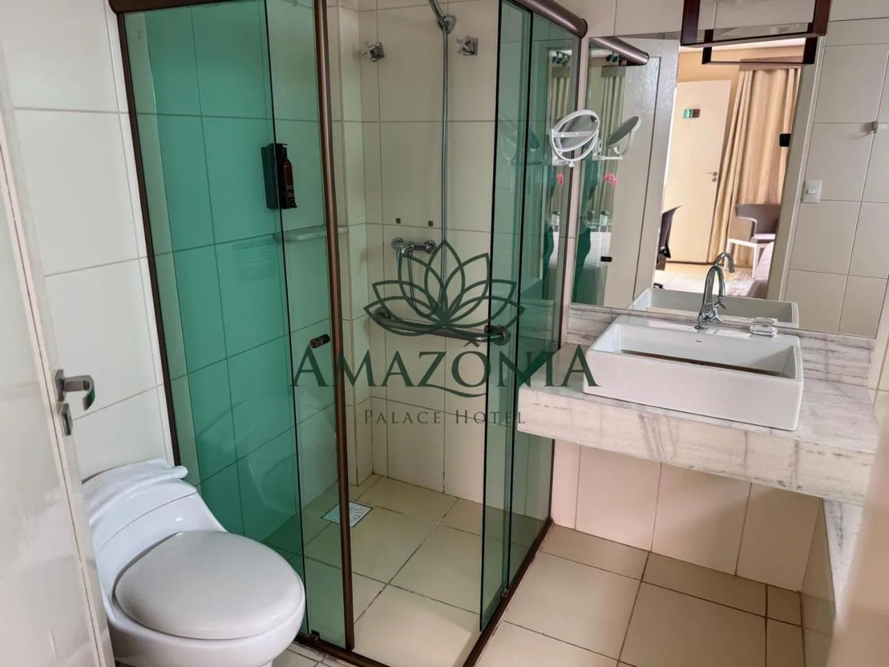 Bathroom in Amazônia Palace Hotel