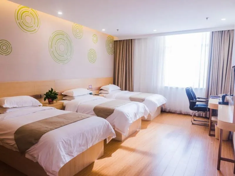 Bed in GreenTree Inn Hengshui Olympic Sports Center South Ring Road Business Hotel