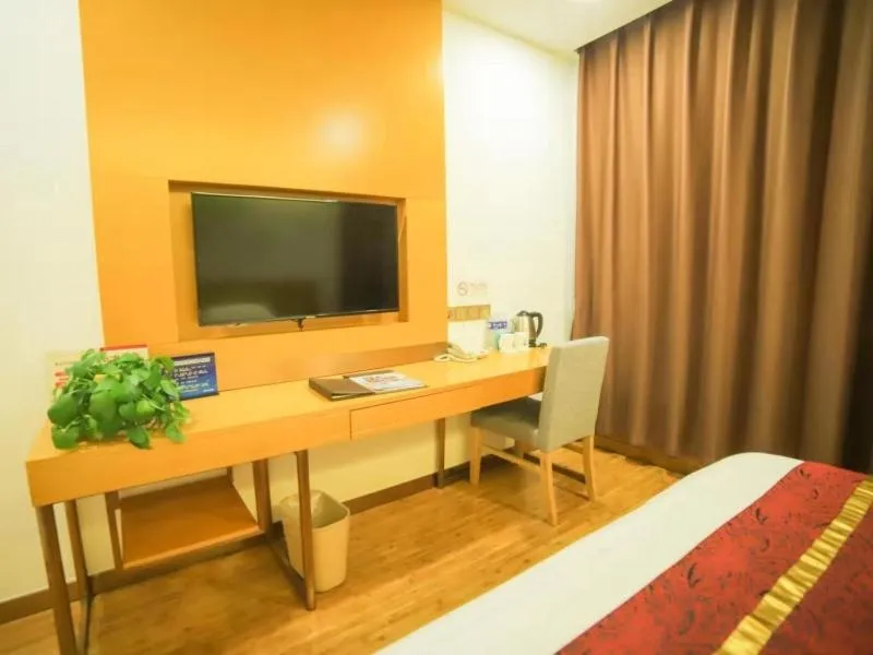 Bed in GreenTree Inn Beijing Huairou District Beifang Town Xingfu Avenue Business Hotel
