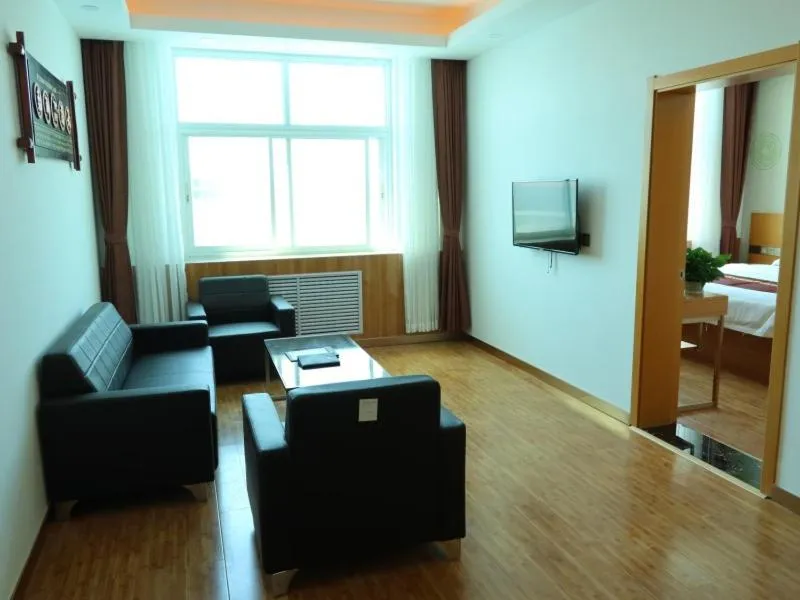 Bed in GreenTree Inn Beijing Huairou District Beifang Town Xingfu Avenue Business Hotel