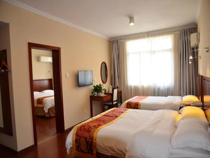 Bed in GreenTree Inn Huangshan City Huangshan Scenic Area North Gate Express Hotel