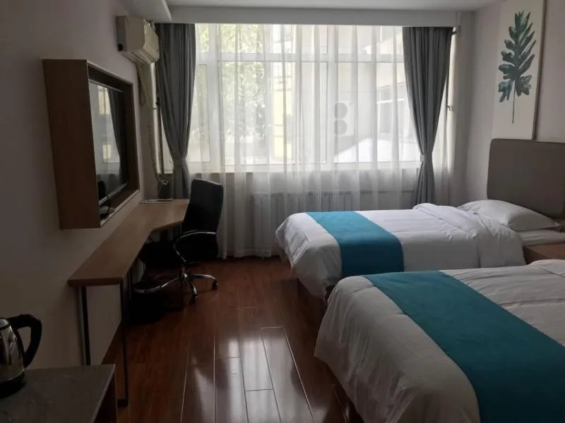 Bed in GreenTree Inn Dezhou Decheng District Hubinzhong Avenue Select Hotel