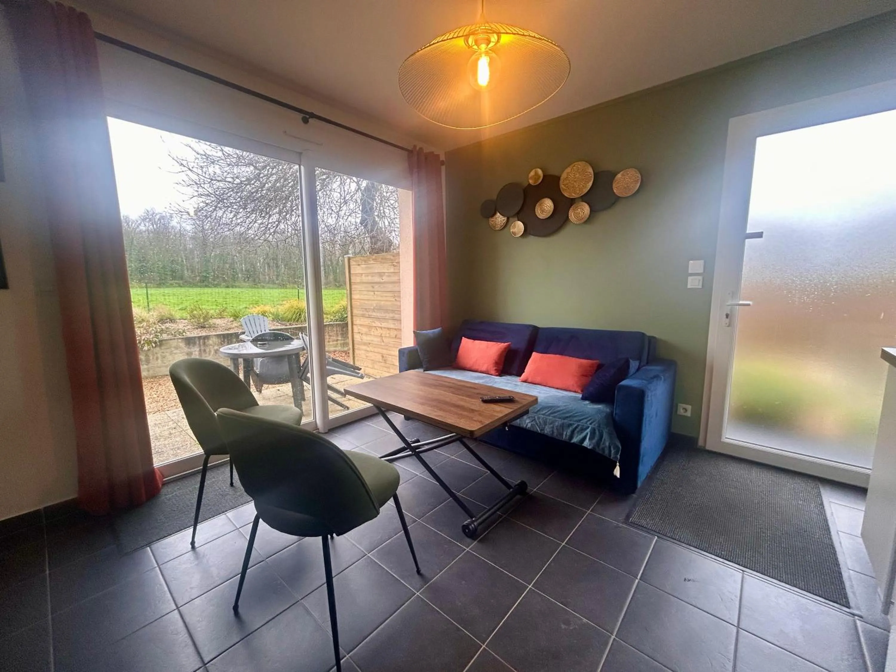 Living room in BRIT HOTEL Lannion Perros-Guirec