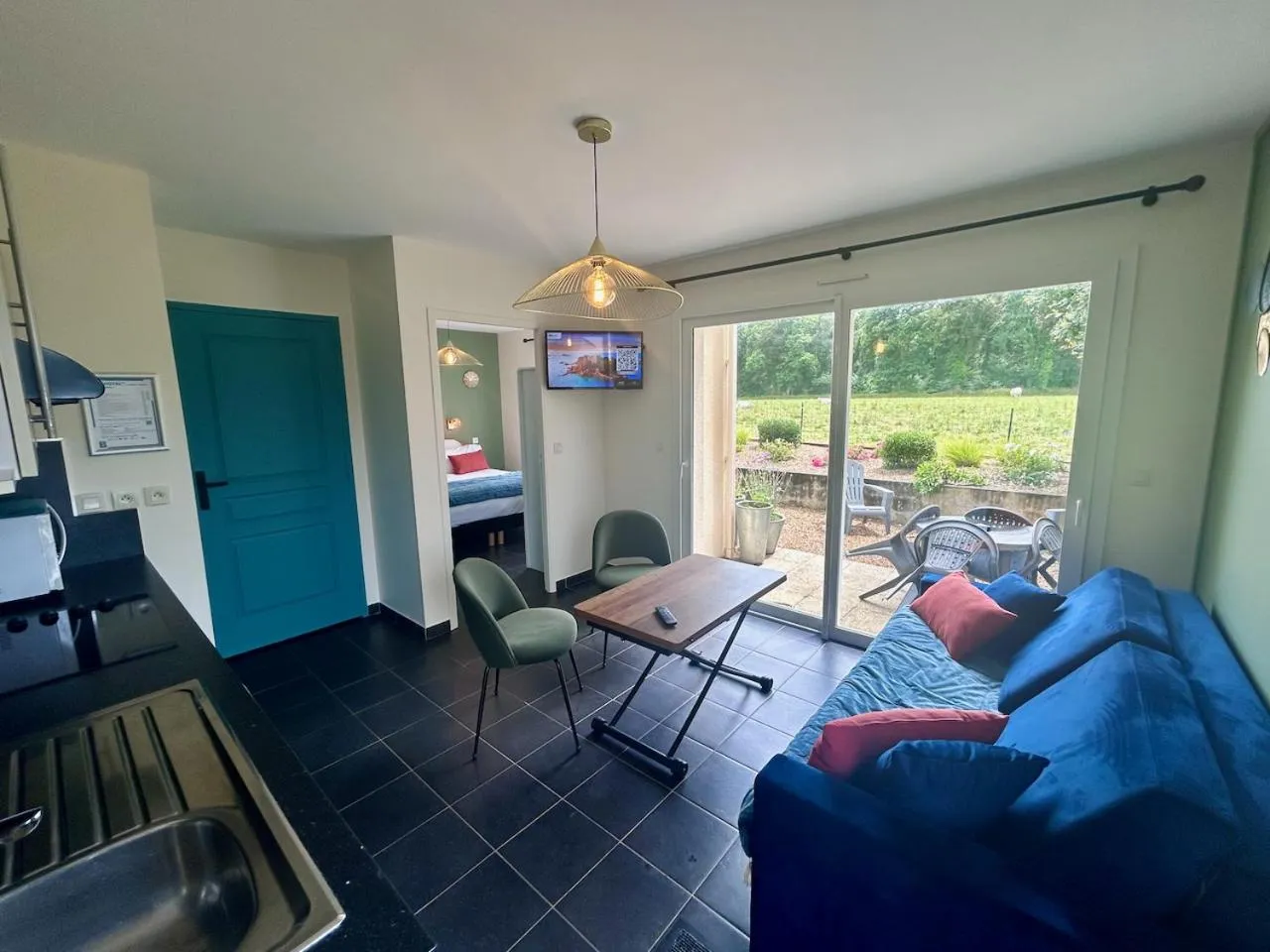 Living room in BRIT HOTEL Lannion-Perros Guirec