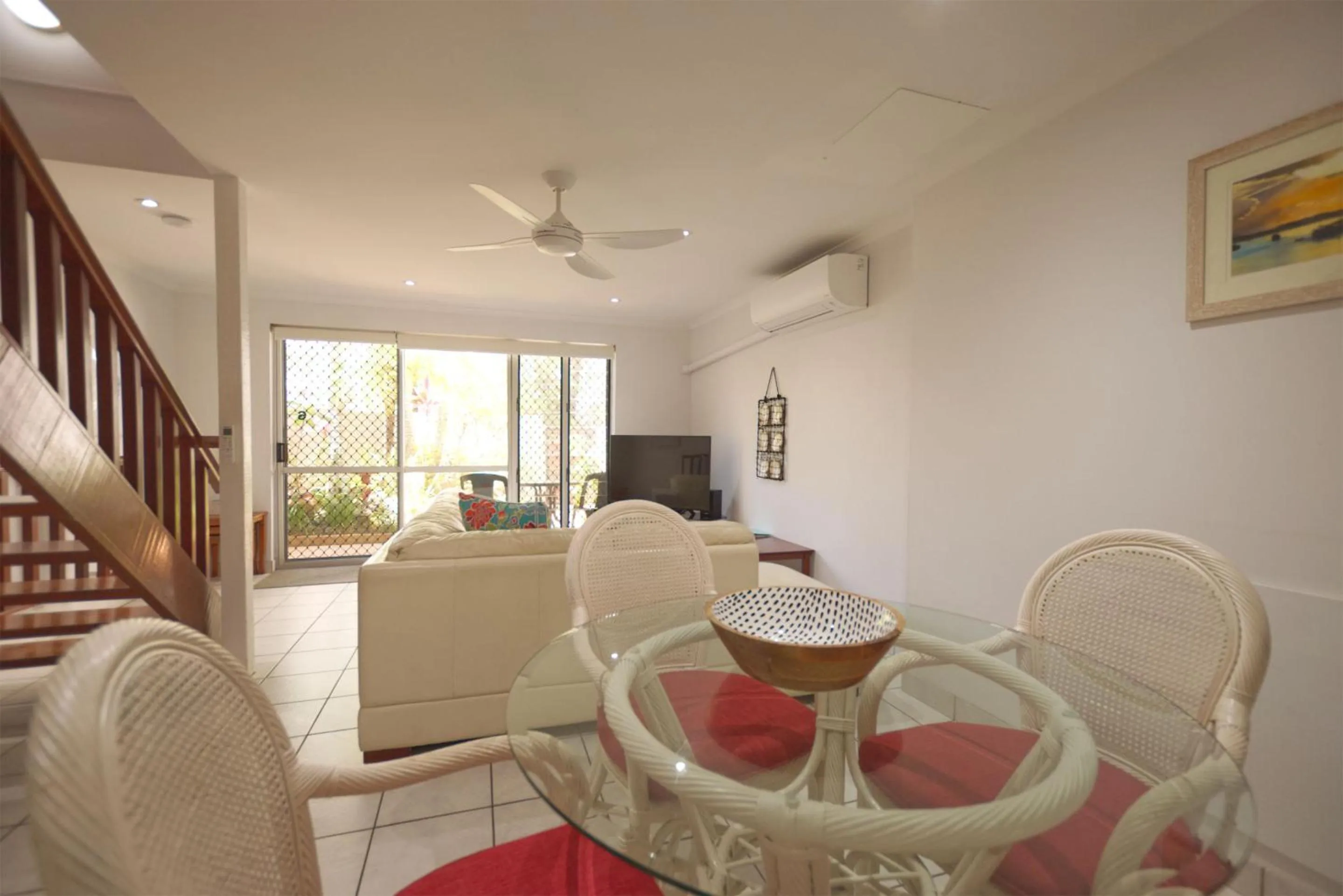Living room in Raintrees Moffat Beach