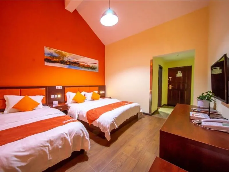 Bed in Shell Dali City Dali Ancient Town South Gate Hotel