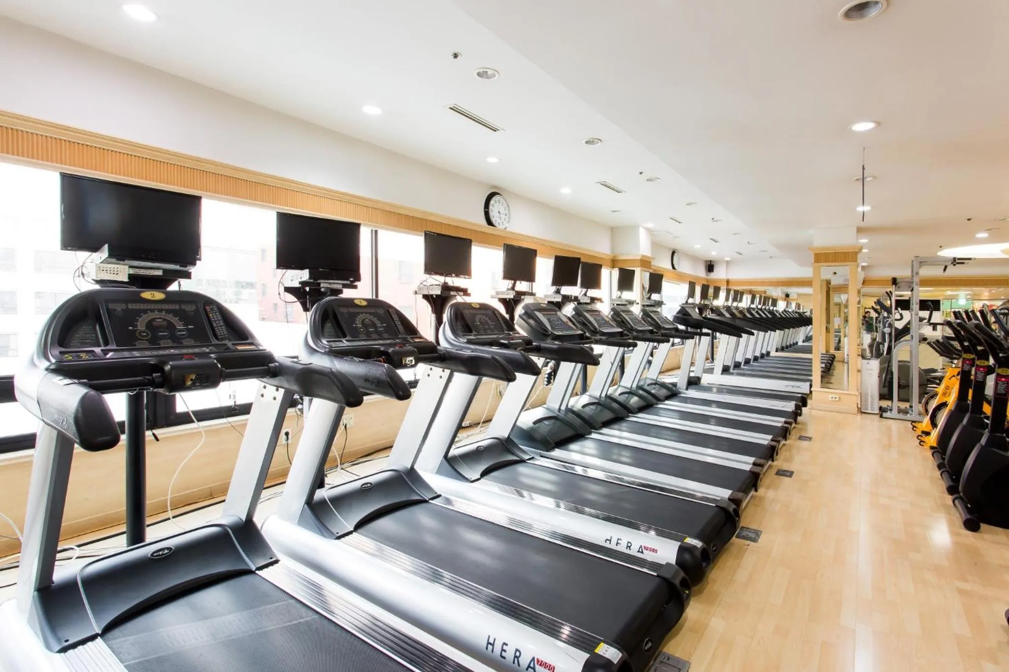 Fitness centre/facilities in Lamer Hotel