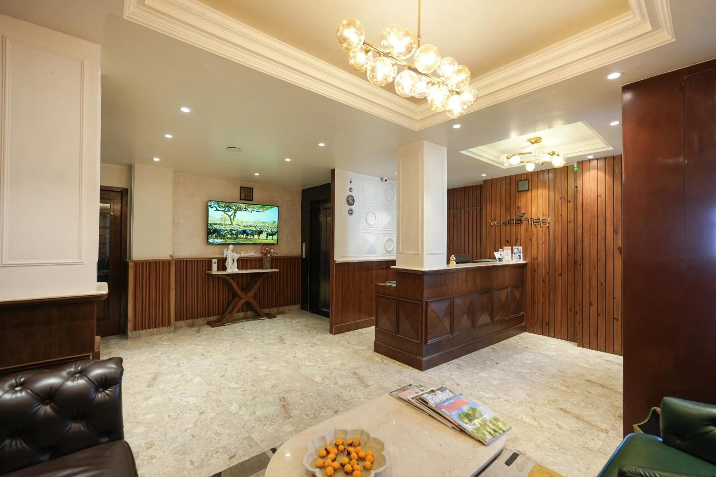 Lobby or reception in Vaydantaa - Luxury Boutique Hotel Mussoorie