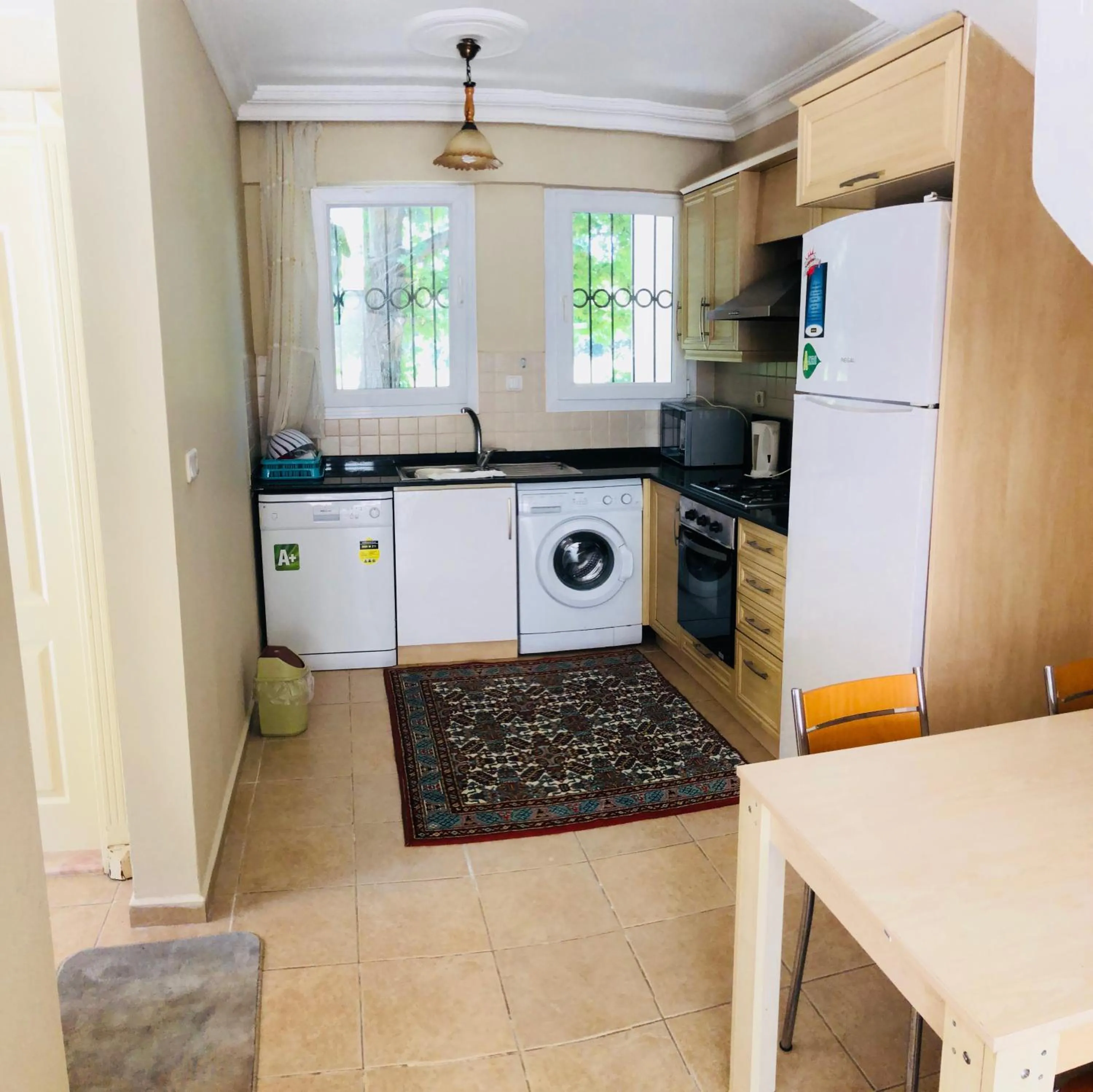 Kitchen or kitchenette in Dove Apart Hotel