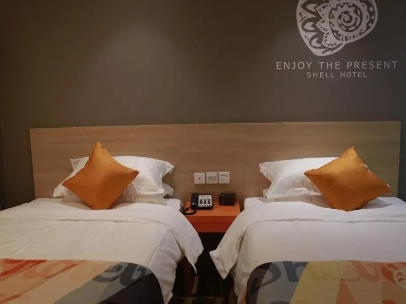 Bed in Shell Zhangjiakou City Qiaodong District Ginza Hotel