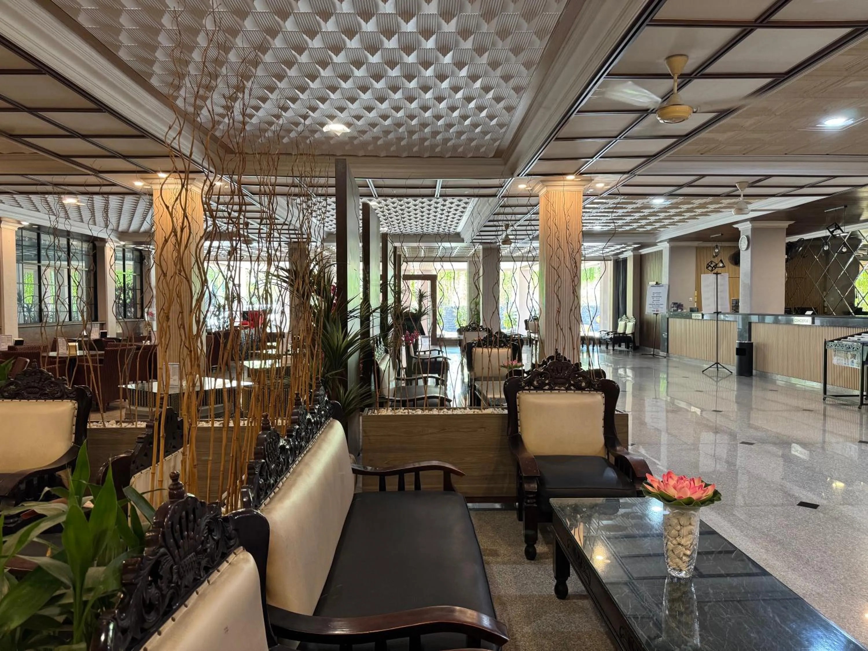 Lobby or reception in Hotel Sinar 1