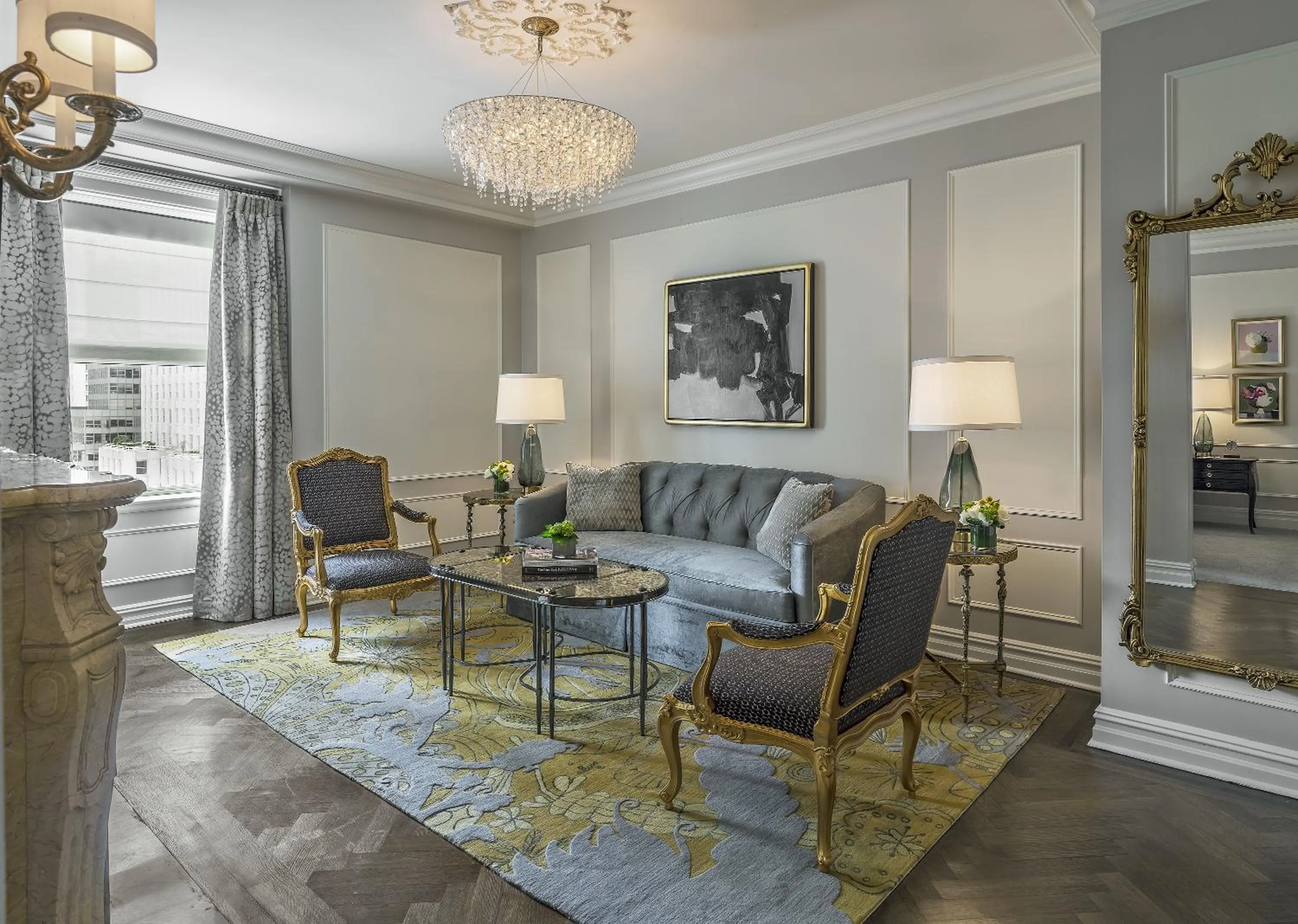 Living room in The Plaza