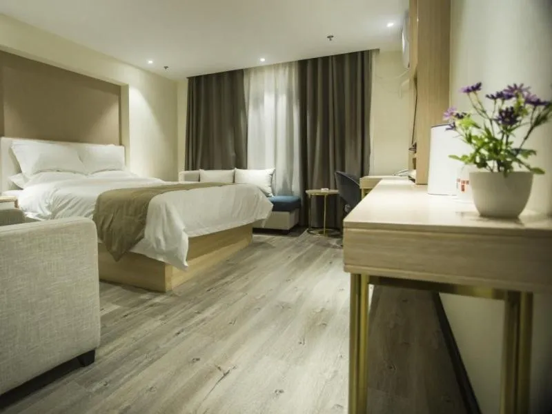 Bed in Shell Xuzhou Suining County Bali Electrical and Mechanical City Hotel