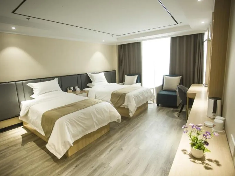 Bed in Shell Xuzhou Suining County Bali Electrical and Mechanical City Hotel