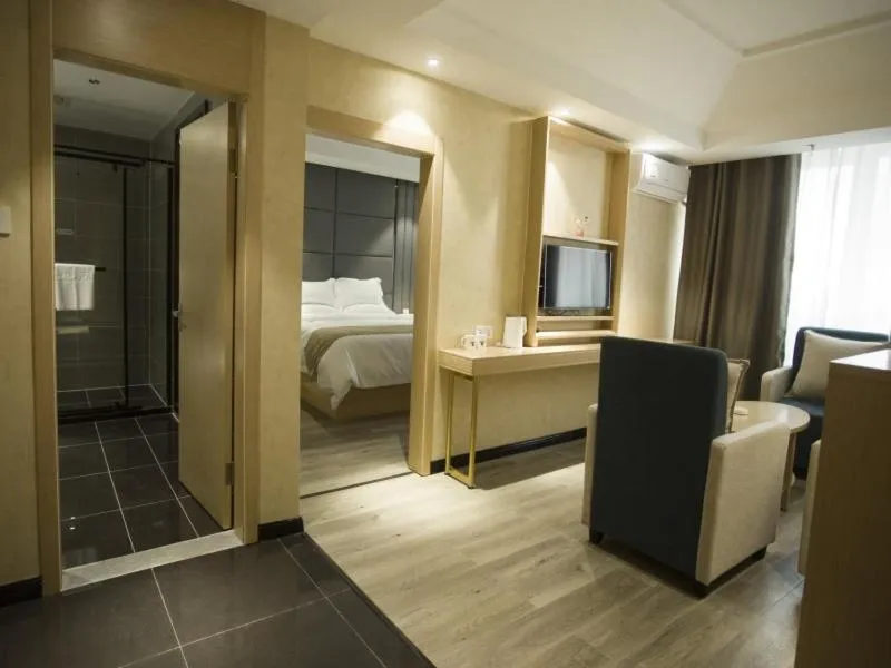 Bed in Shell Xuzhou Suining County Bali Electrical and Mechanical City Hotel