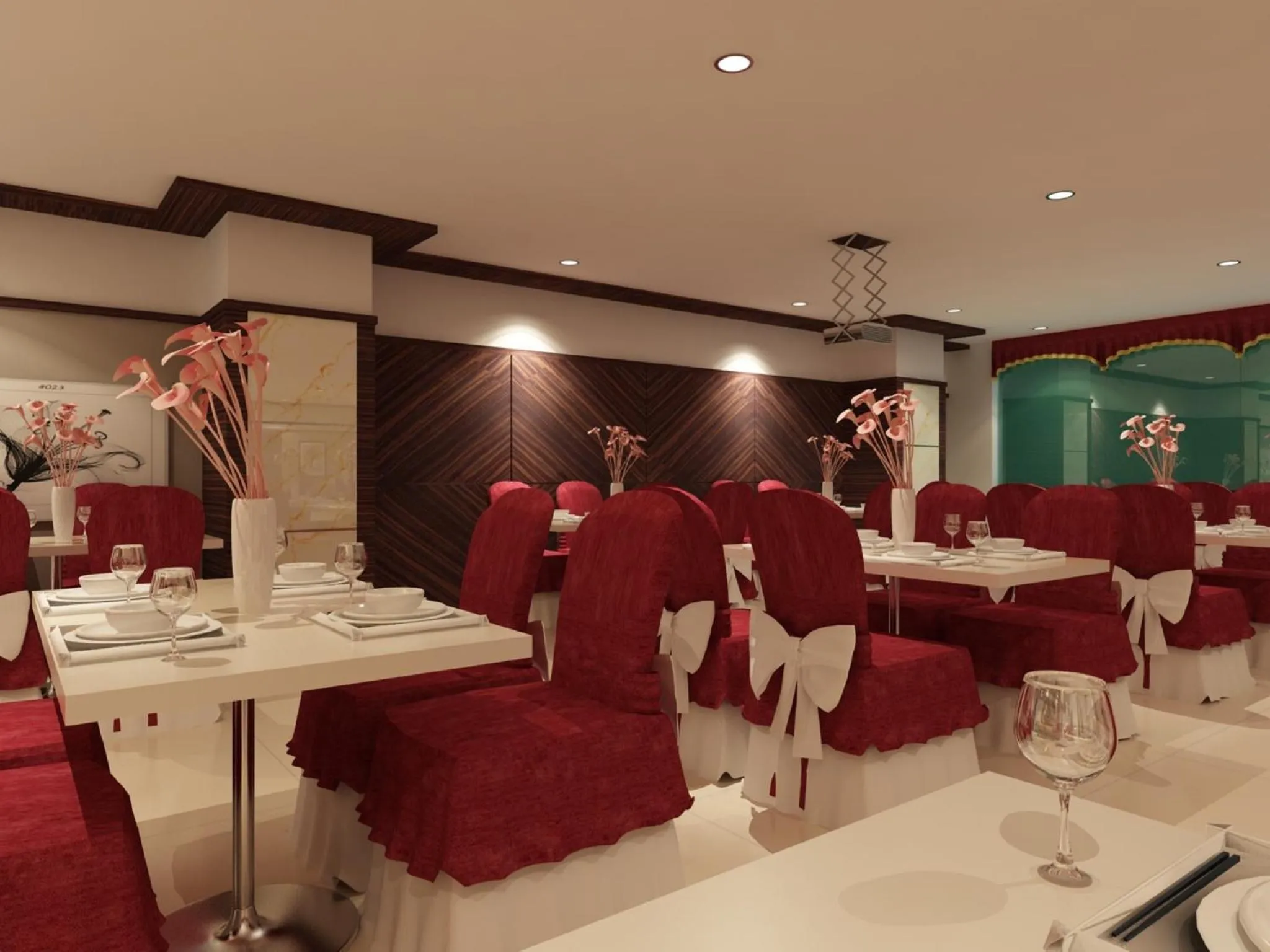 Buffet breakfast in Hallmark Regency Hotel - Johor Bahru