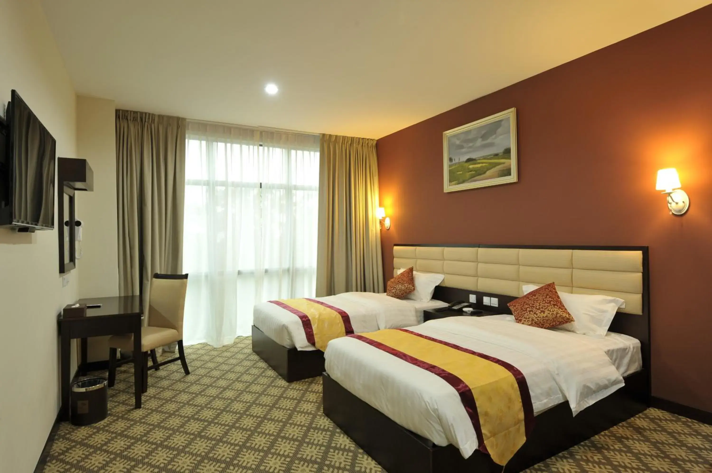 Deluxe Twin Room in Hallmark Regency Hotel - Johor Bahru Deluxe Twin Room in Hallmark Regency Hotel - Johor Bahru
