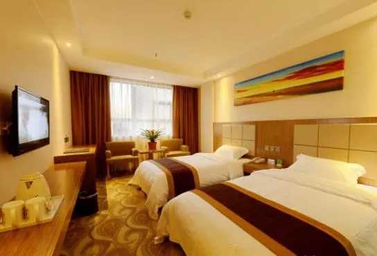 Bed in Gme Xi'an City Chang'an District Fengqiyuan Subway Station Hotel