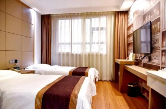 Bed in Gme Xi'an City Chang'an District Fengqiyuan Subway Station Hotel