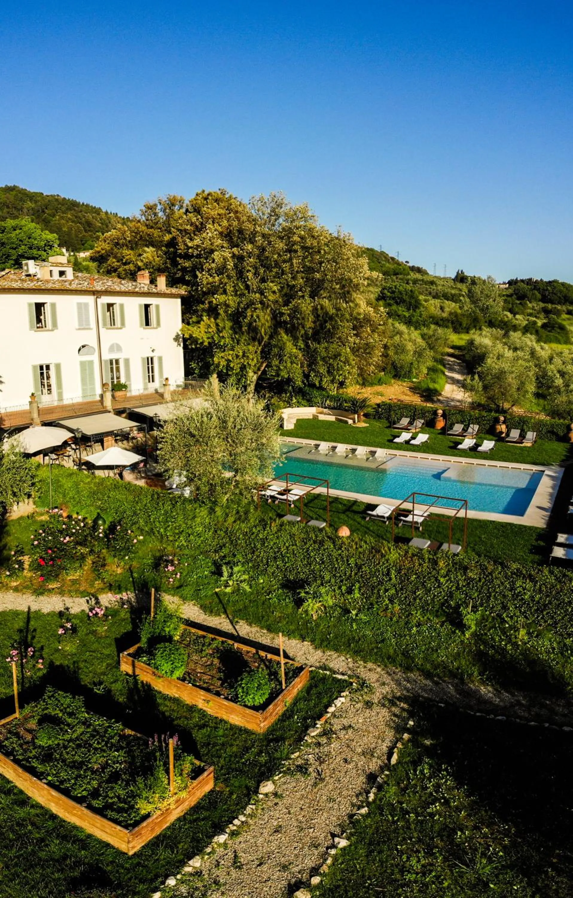 Bird's eye view in Borgo I Vicelli Adults Only Relais