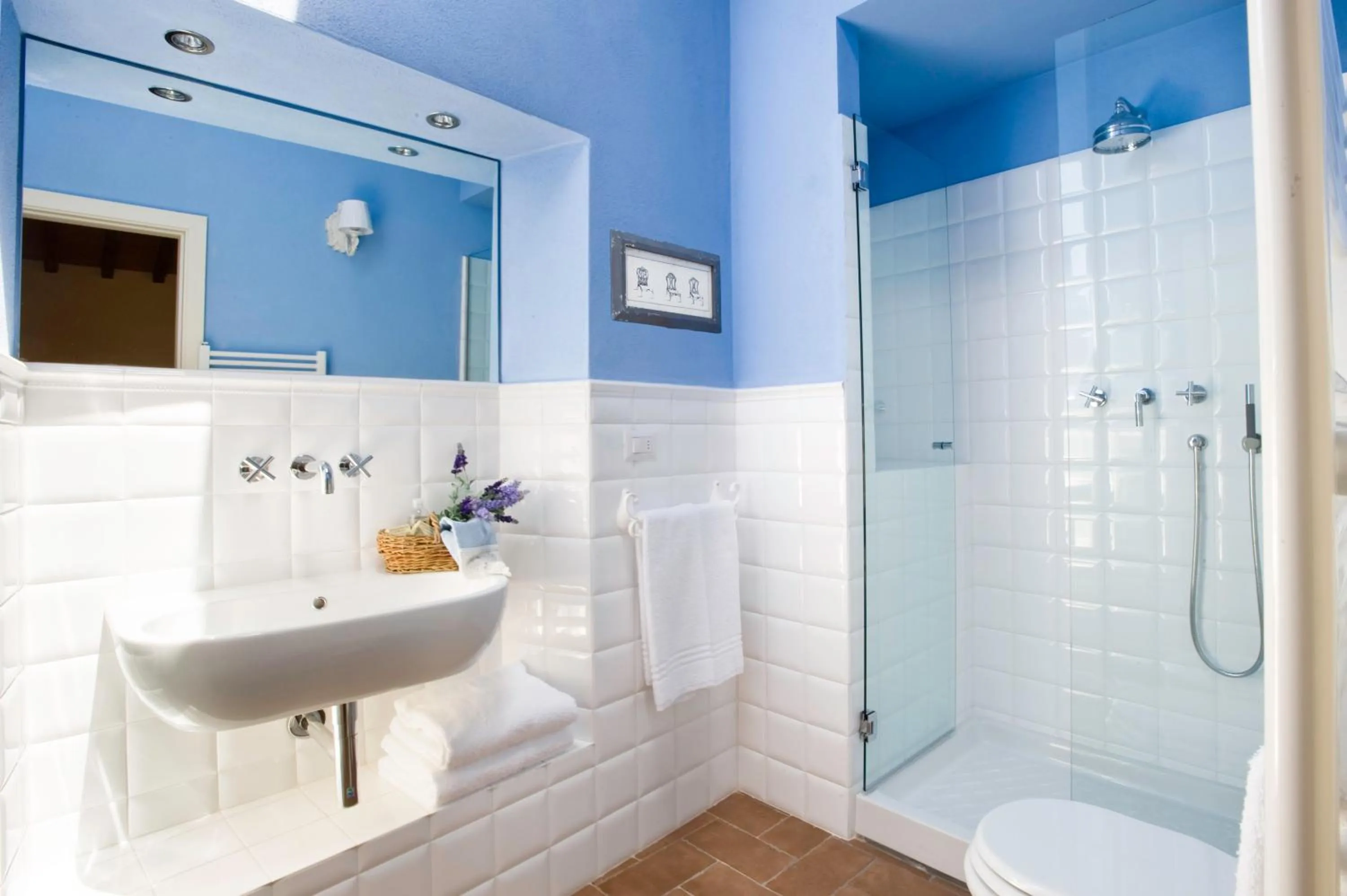 Bathroom in Borgo I Vicelli Adults Only Relais