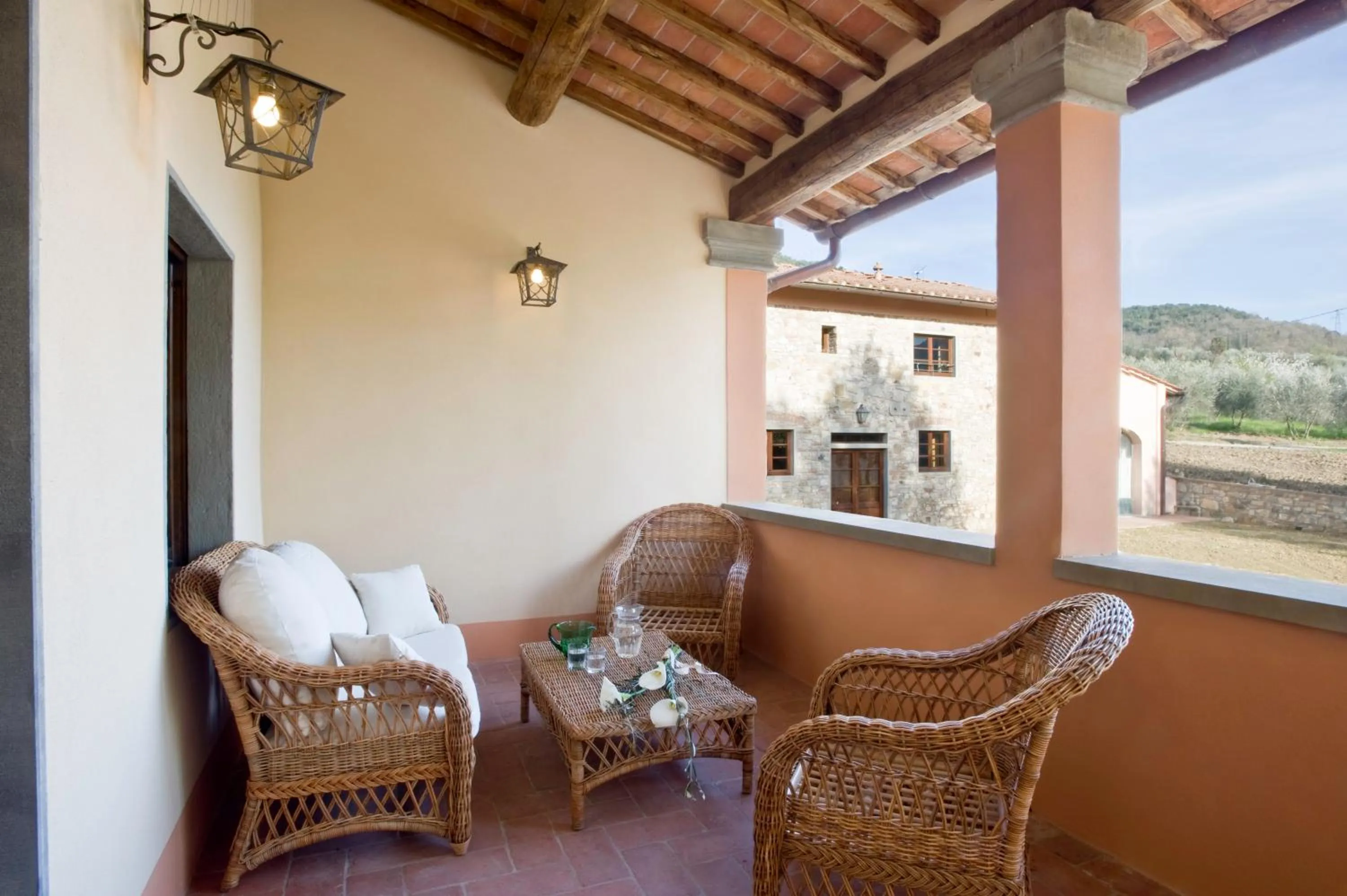 Balcony/Terrace in Borgo I Vicelli Adults Only Relais
