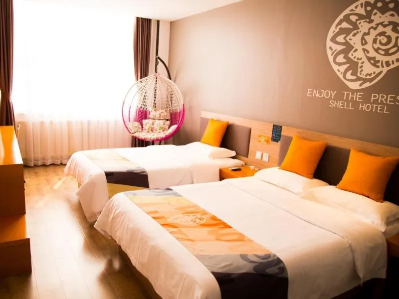 Bed in Shell Tangshan Caofeidian District Xinghai Mingdu Plaza Hotel