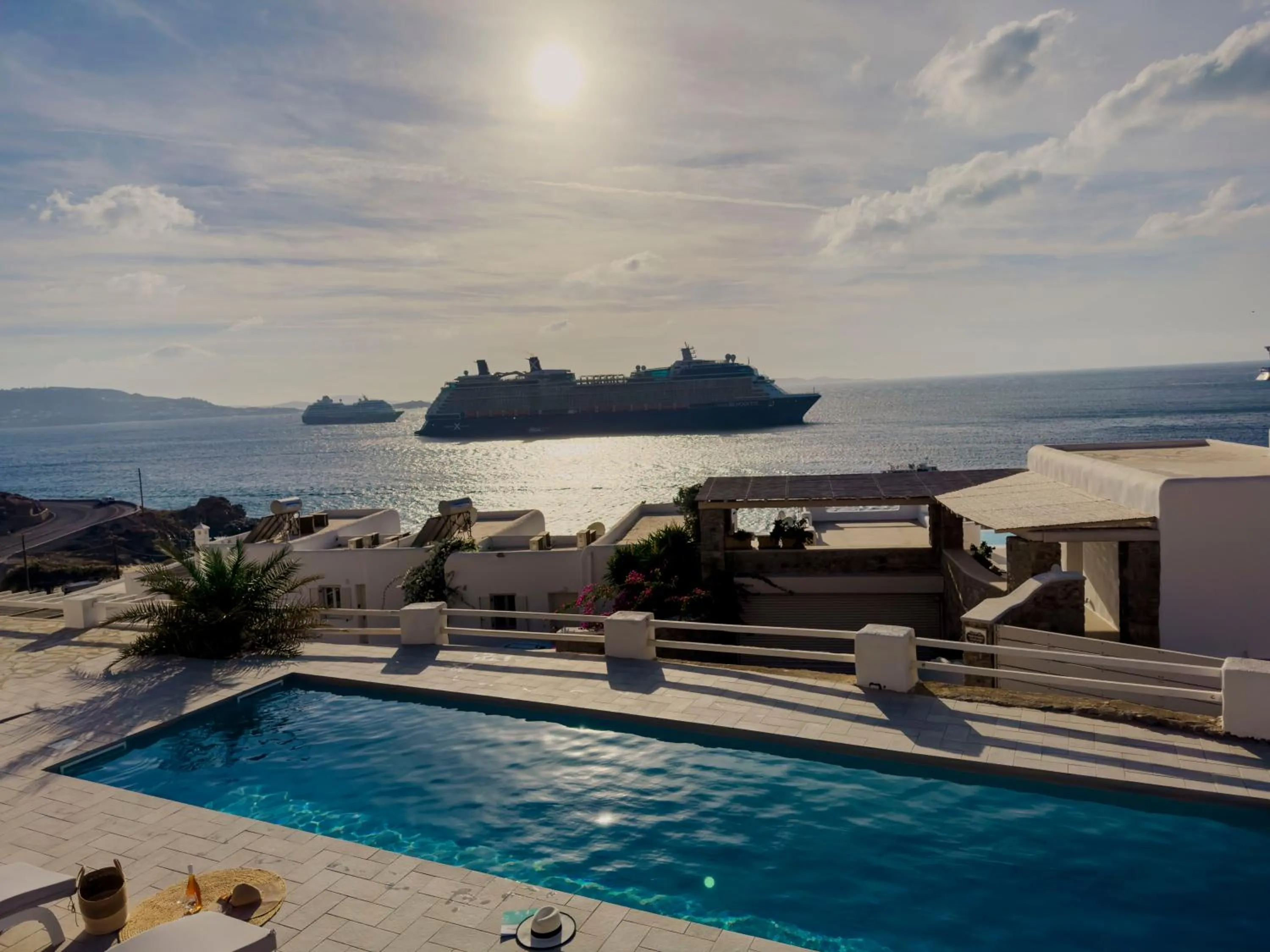 Swimming pool in With-inn Mykonos Suites