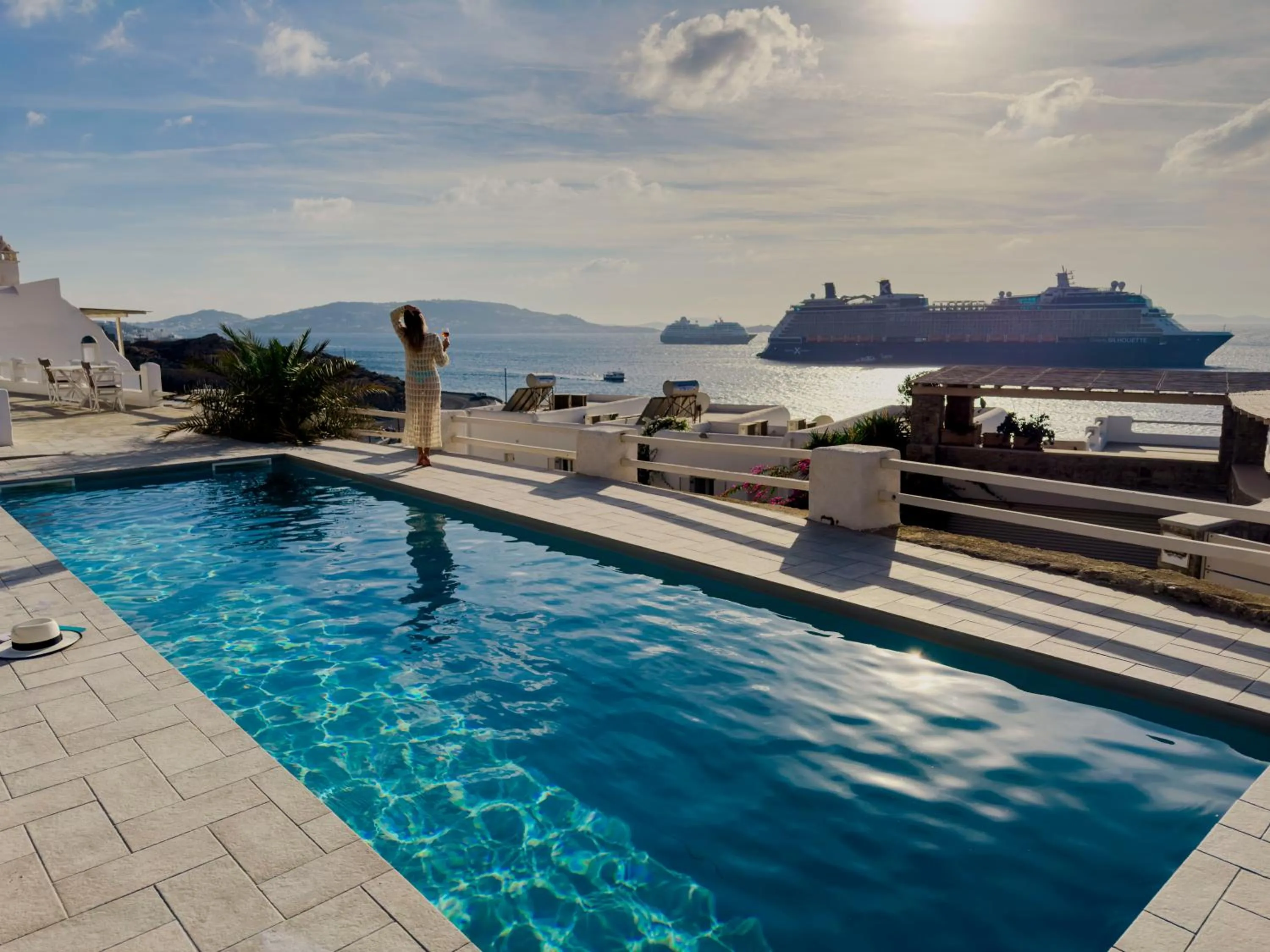 Swimming pool in With-inn Mykonos Suites