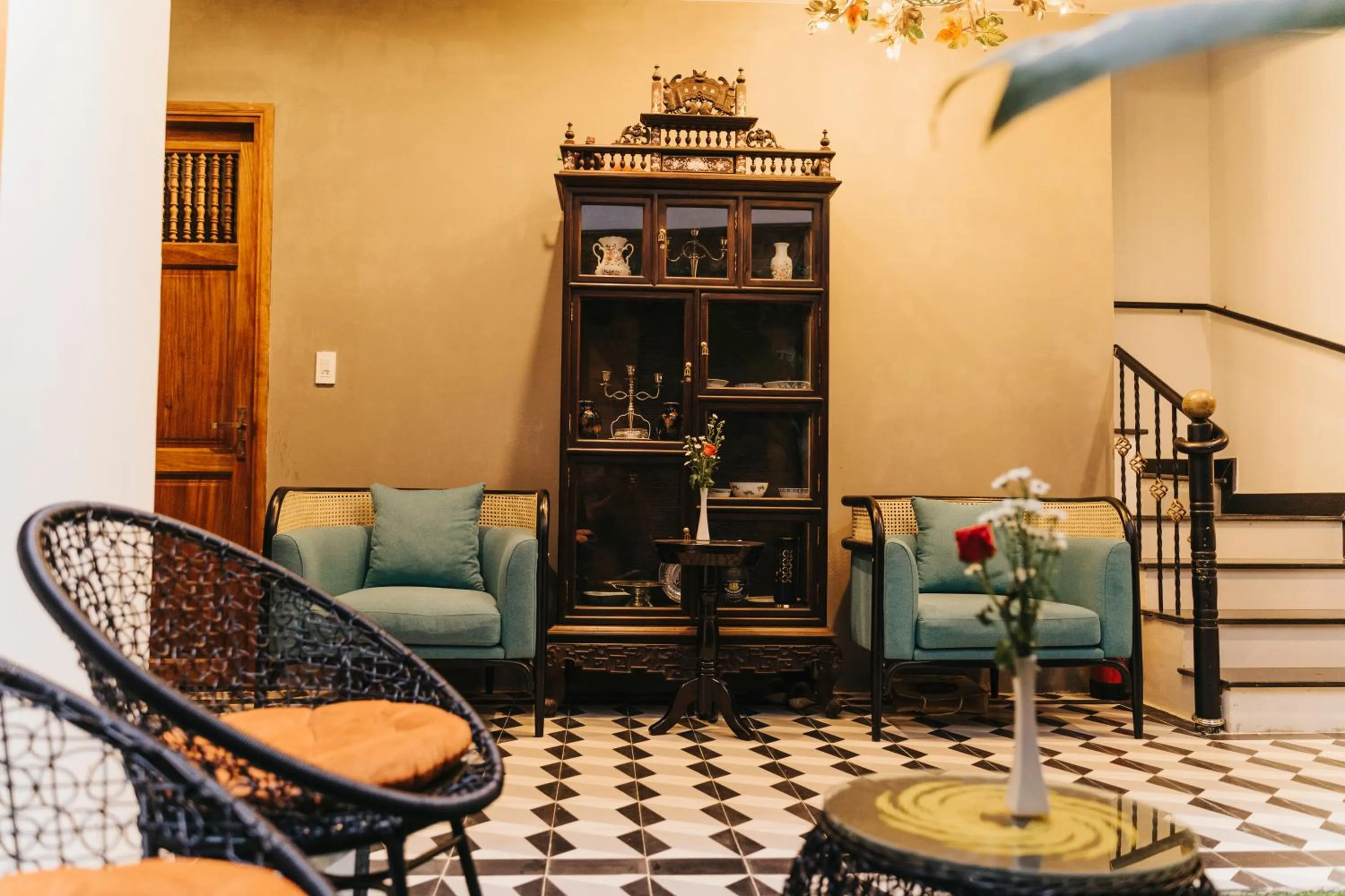 Living room in Hue 1962 INN