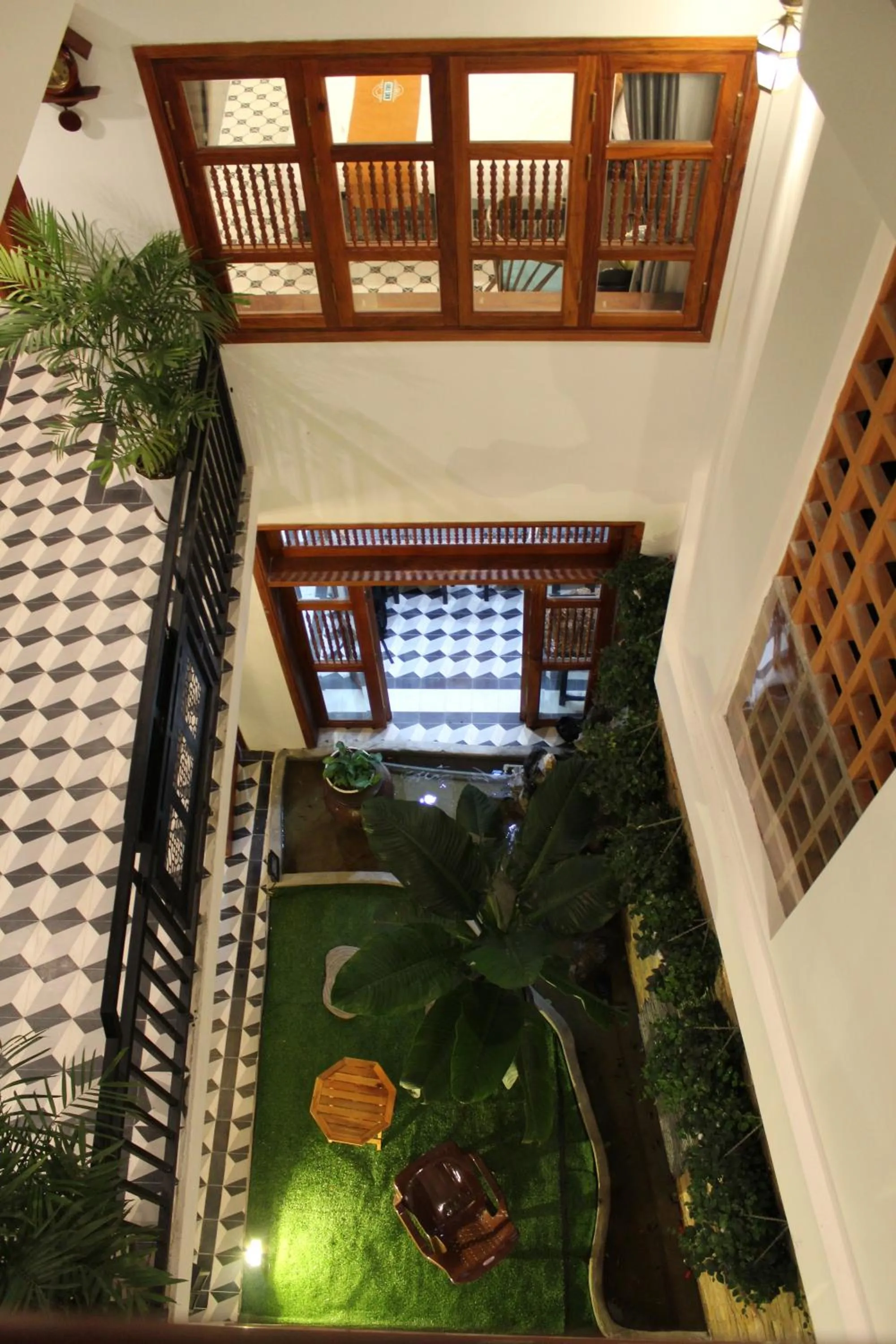 Garden view in Hue 1962 INN