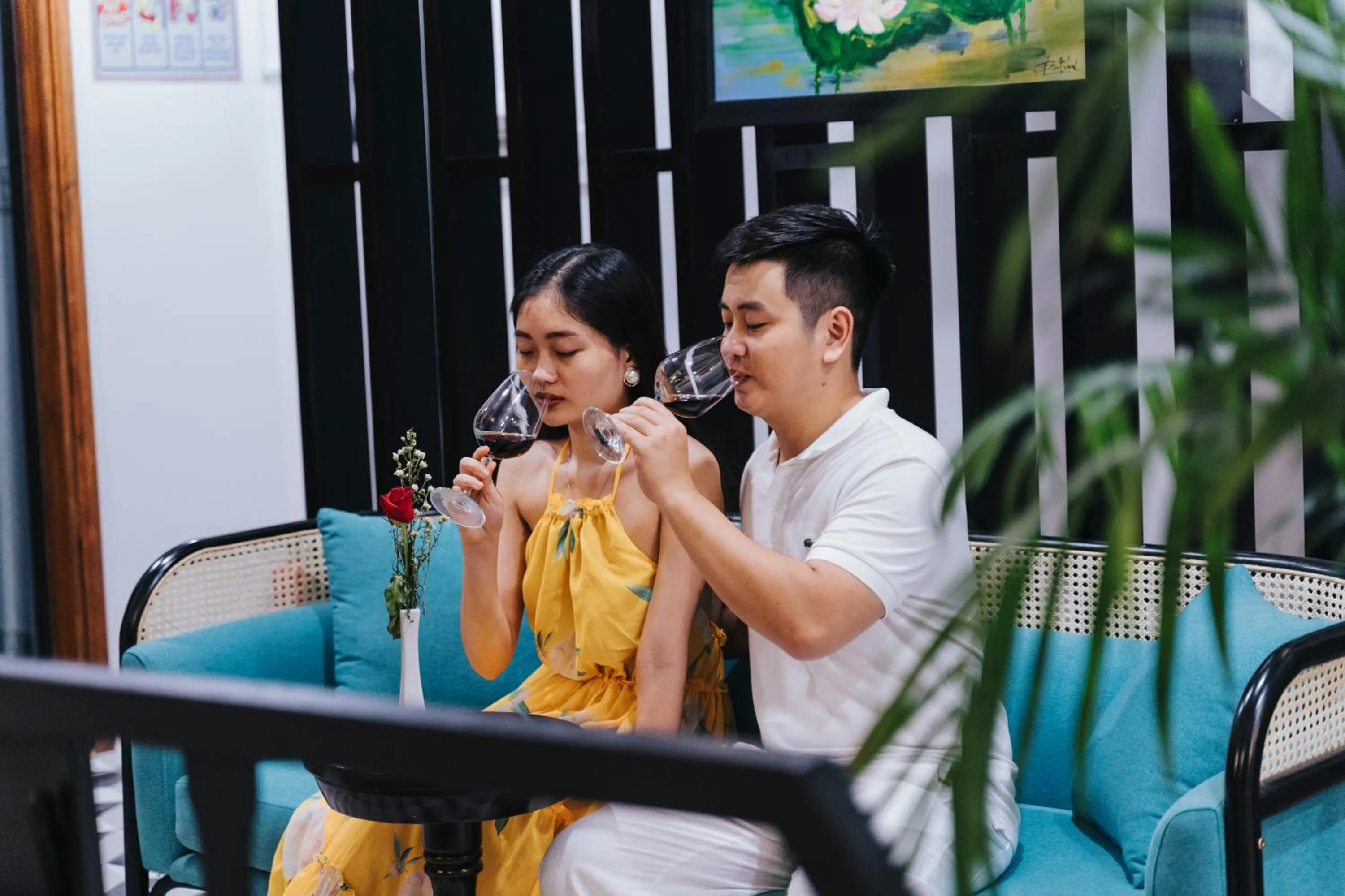 Living room in Hue 1962 INN