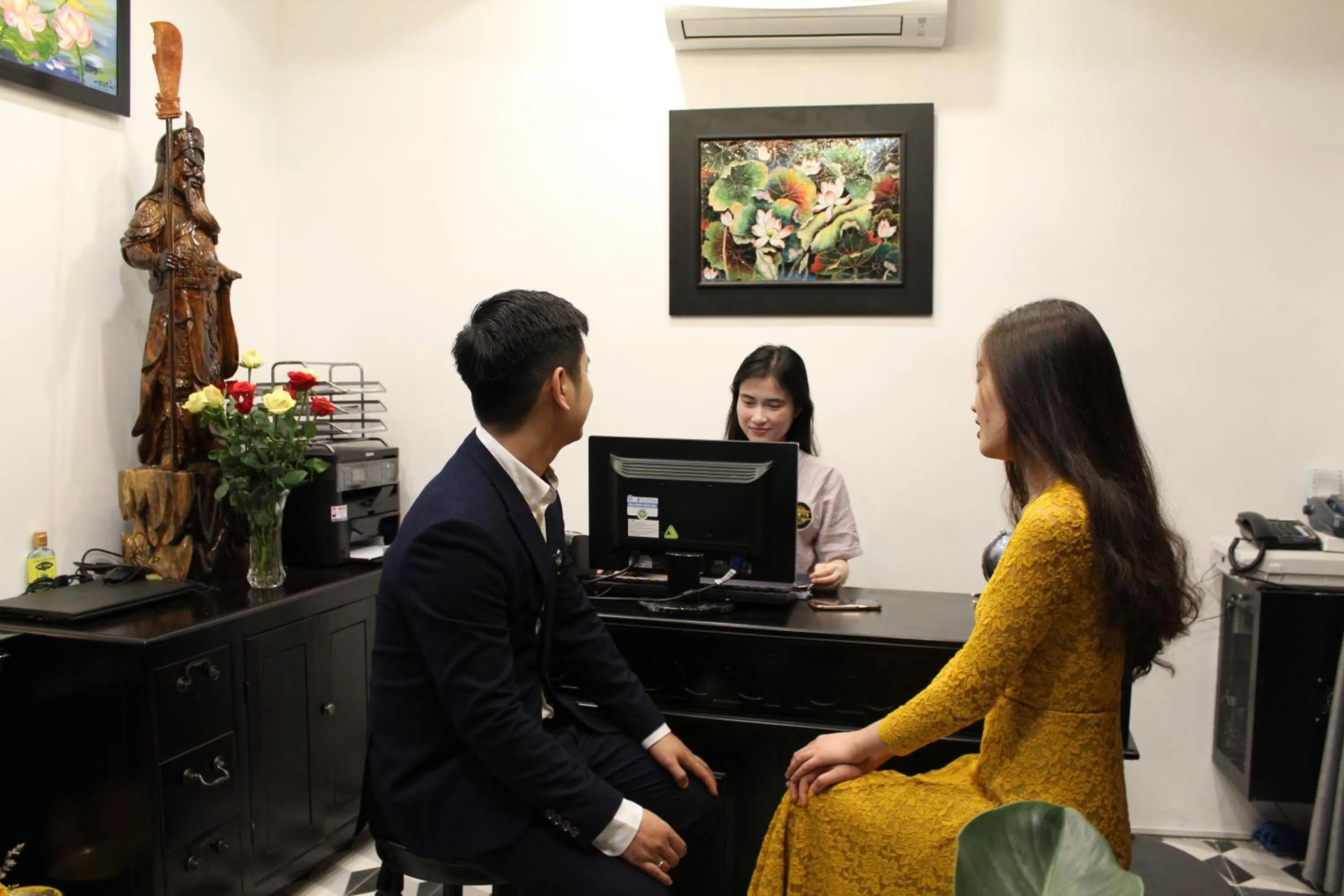 Staff in Hue 1962 INN