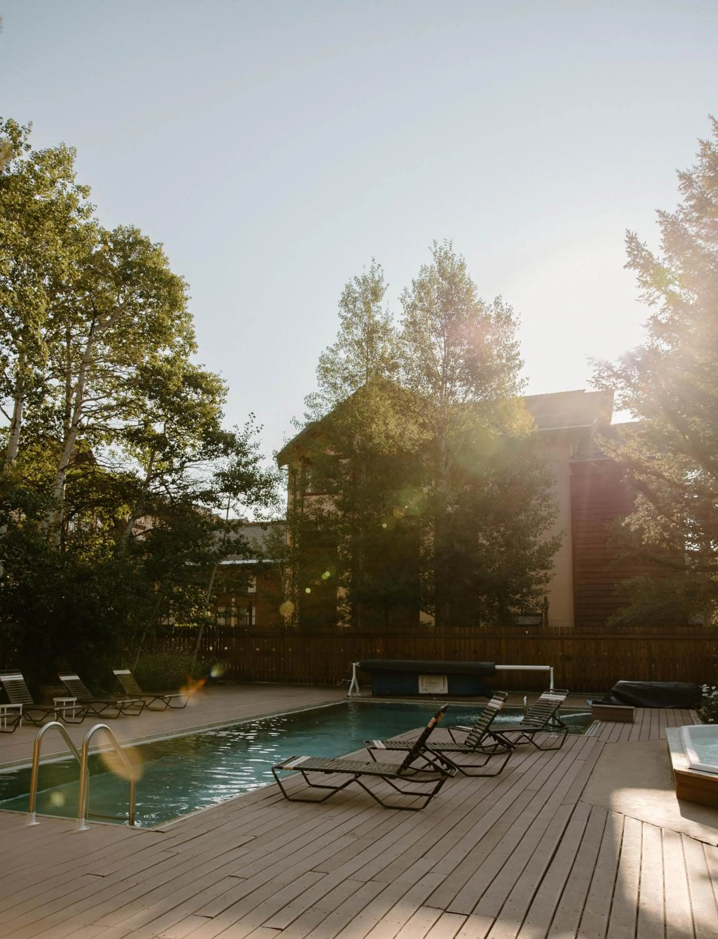 Swimming pool in The Alpenhof