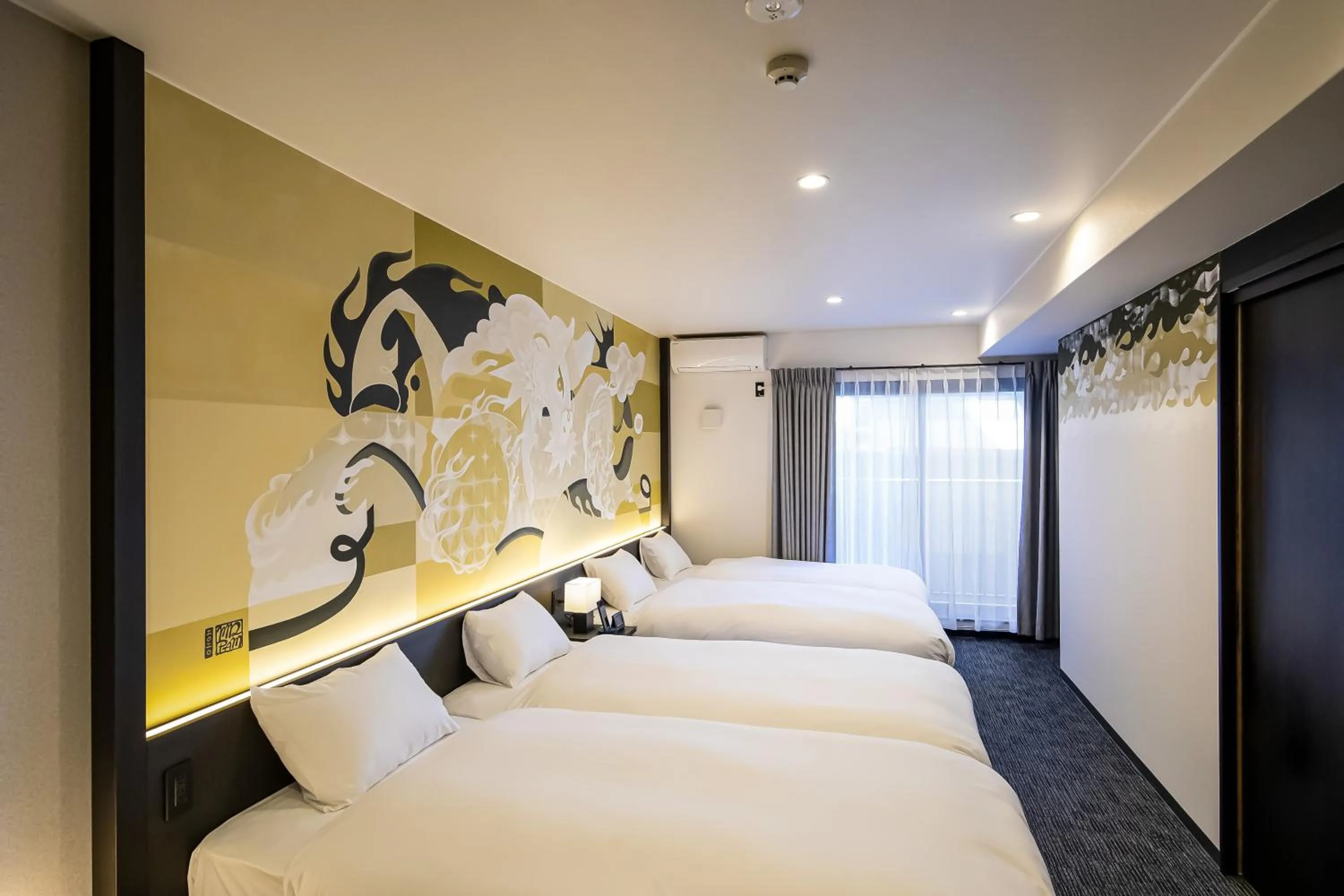 Bed in Akari Nijo-jo