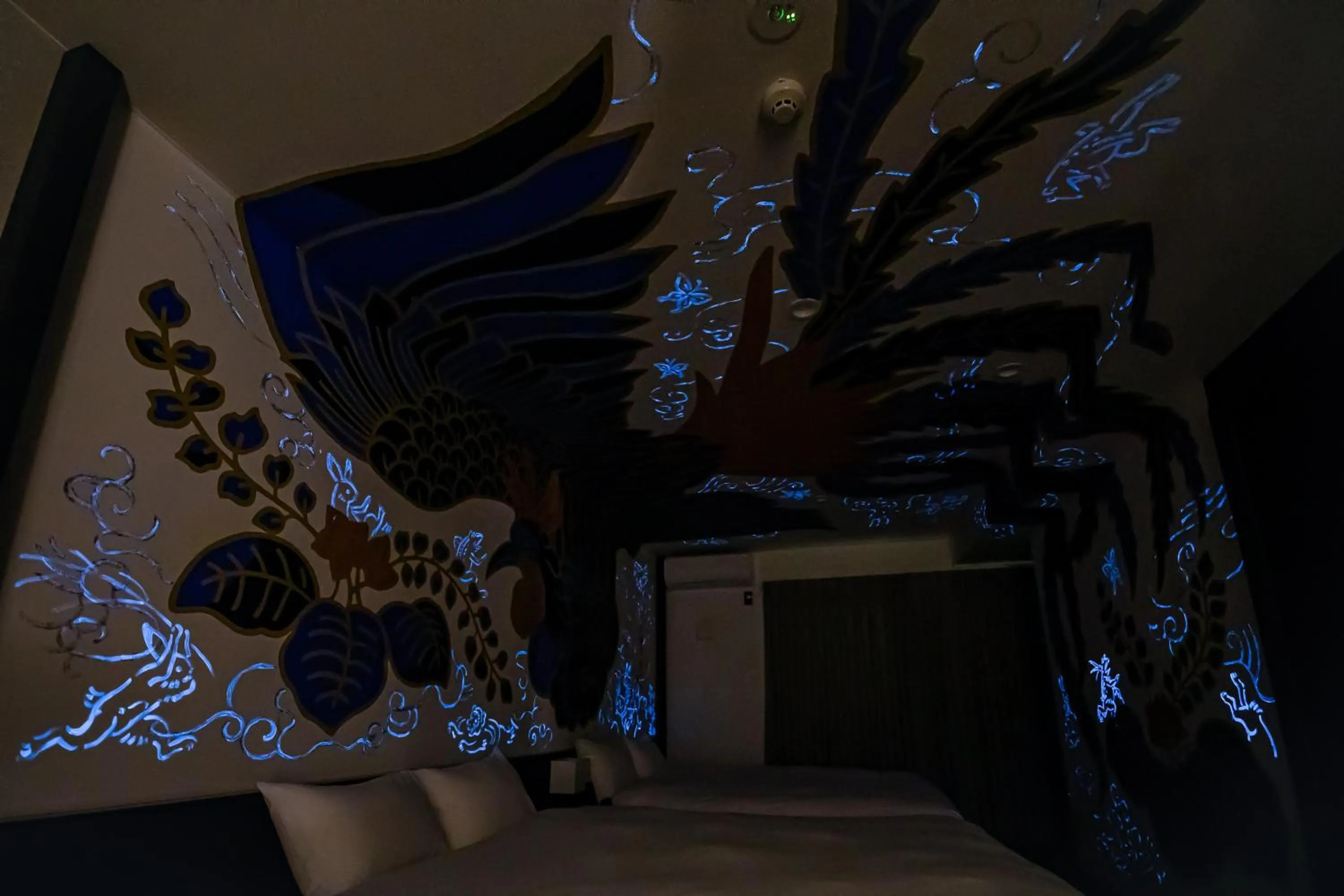 Bed in Akari Nijo-jo