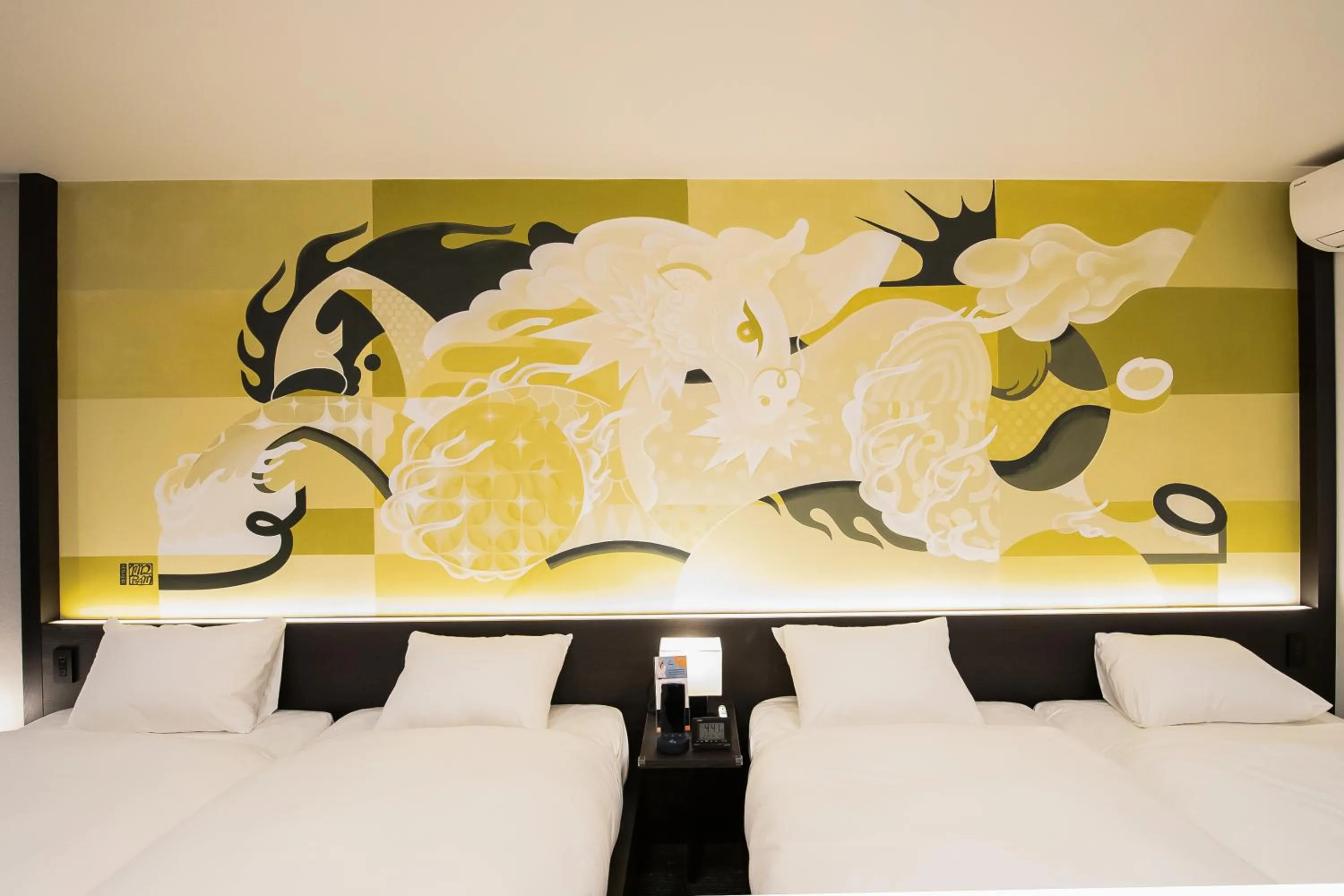 Bed in Akari Nijo-jo