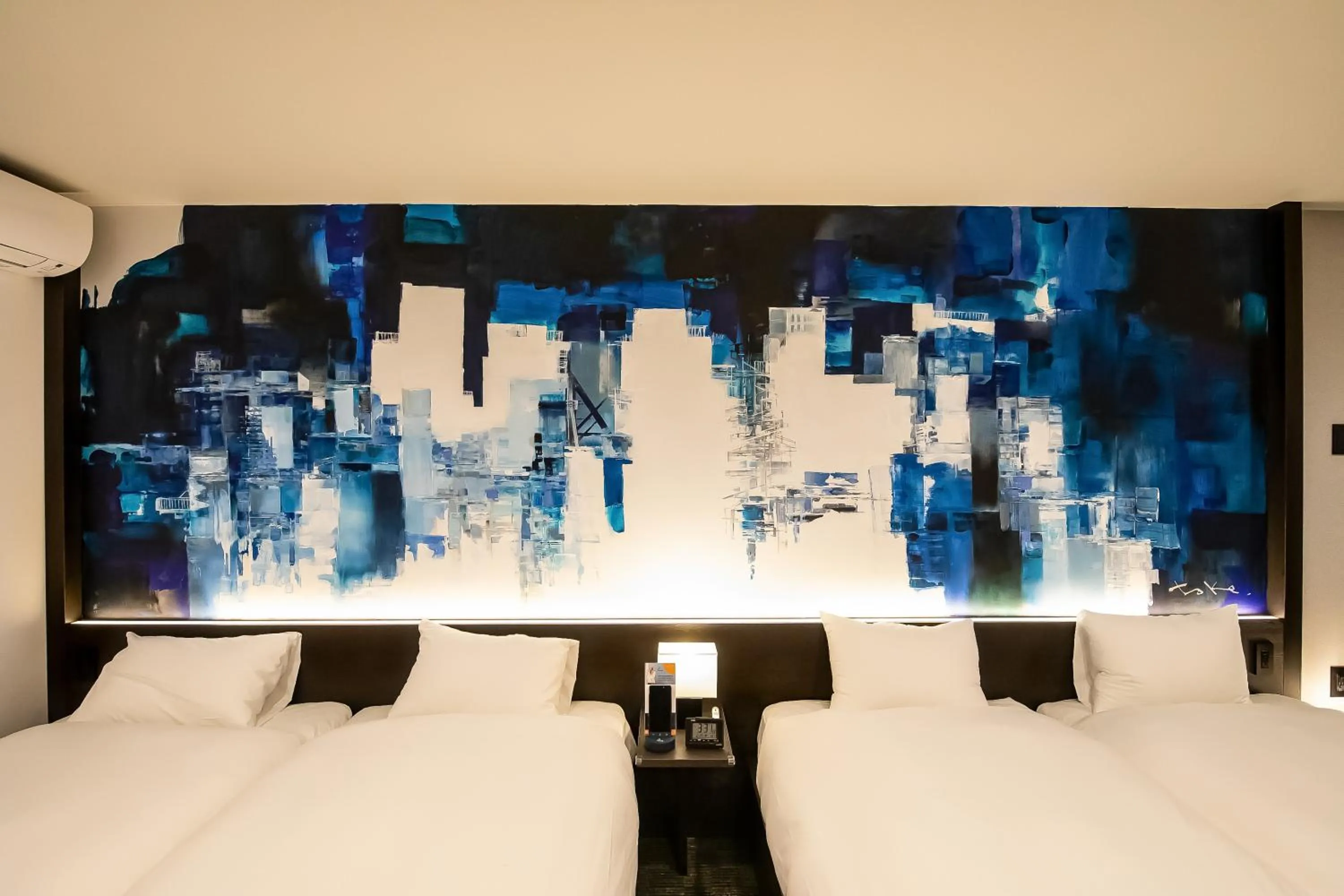 Bed in Akari Nijo-jo