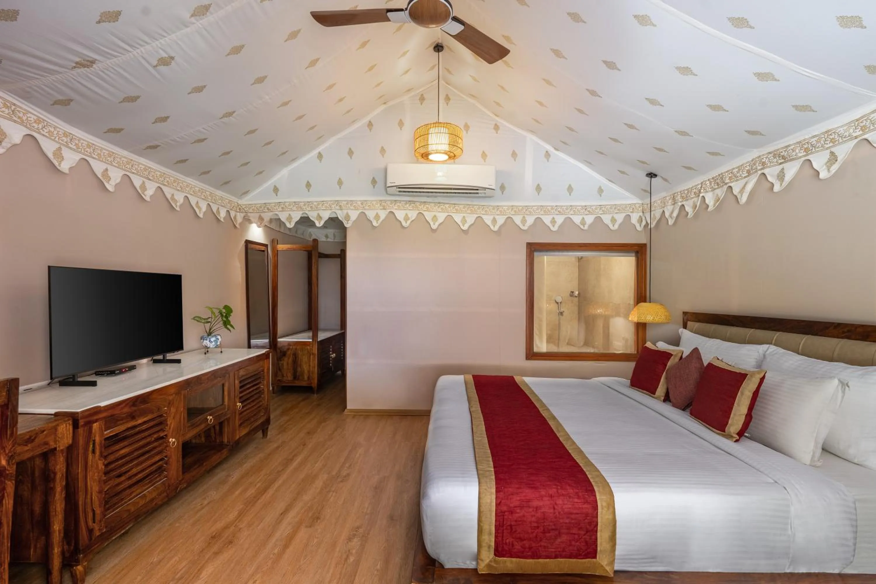 Photo of the whole room, Bed in Aranya Vilas - A Nature Resort